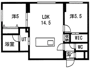 WELL RESIDENCE【3階】の間取り