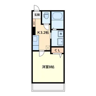 CUBE NAKASENGAWA【1階】の間取り