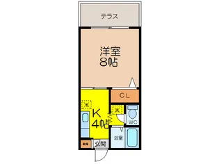 ピアッツア本庄【1階】の間取り