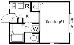 セントウレア【1階】の間取り