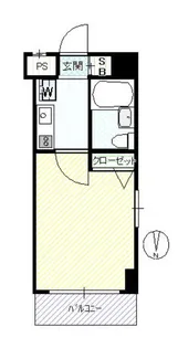 プエルト西池袋【3階】の間取り