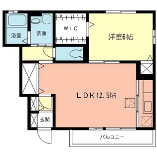 ヴィラプレザントI【1階】の間取り