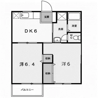 セリーヌ【1階】の間取り