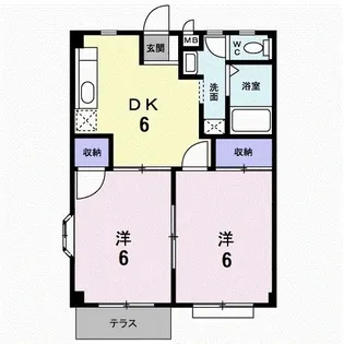 ドルチェ宮ノ陣【1階】の間取り