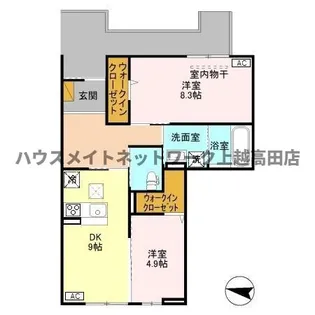 フェリシア【1階】の間取り