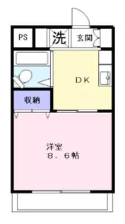 コーポ加月 B棟【3階】の間取り