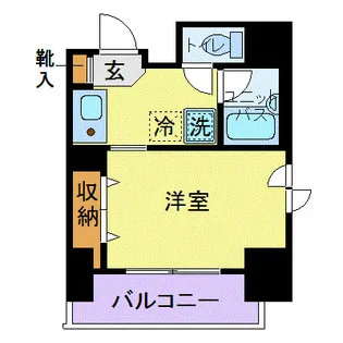 クレアシオン渋谷【7階】の間取り