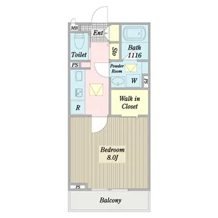 リージェ公津の杜【1階】の間取り
