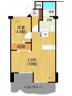 コナビレッジ【4階】の間取り