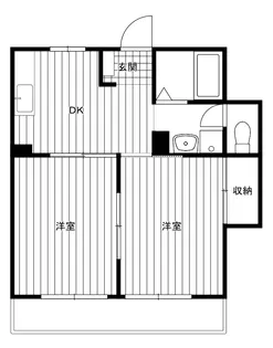 カーサ八王子【1階】の間取り