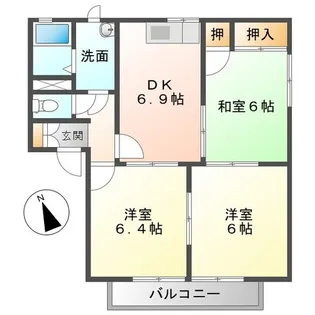 メゾン・ノリ【1階】の間取り