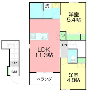 BLOSSOM MAISON【2階】の間取り