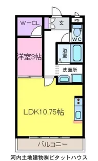 WAN’S PARK SAKURA B【2階】の間取り