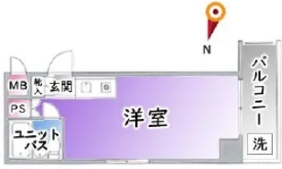 クリスタル亀戸【6階】の間取り