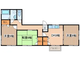 元町レジデンスI番館【2階】の間取り