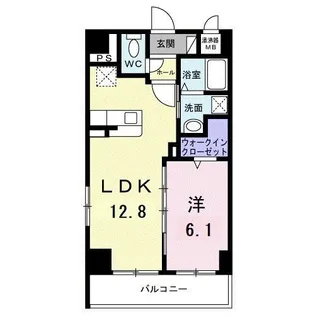 ヴィラ レグルスII【1階】の間取り