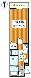 セイスマルソB棟【2階】の間取り