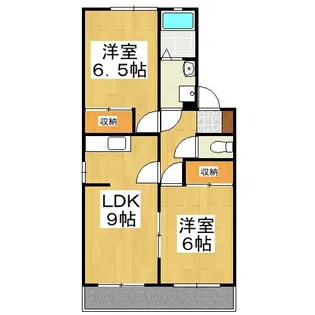 アーバンハイツ中井 C【1階】の間取り