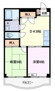 スカイドミール近藤【2階】の間取り