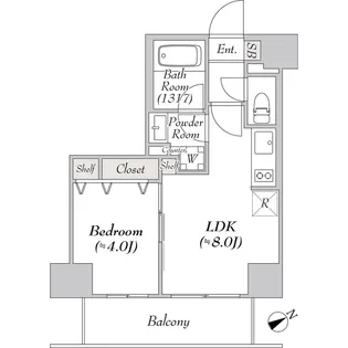 リテラス浅草橋イースト【5階】の間取り