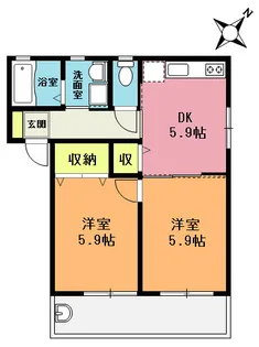 グランディール【2階】の間取り