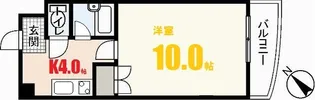 リスティア中筋【2階】の間取り
