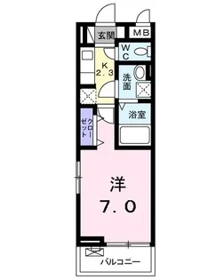 ブランドール【3階】の間取り