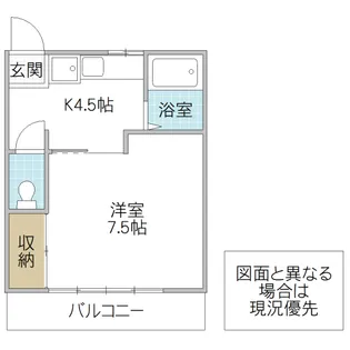 内藤ハイツ【2階】の間取り