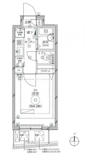 リクレイシア西麻布II番館【10階】の間取り
