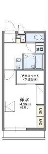 レオパレスEAST STAR【1階】の間取り