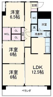 ラ・ポーゼ・ロワイヤル【7階】の間取り