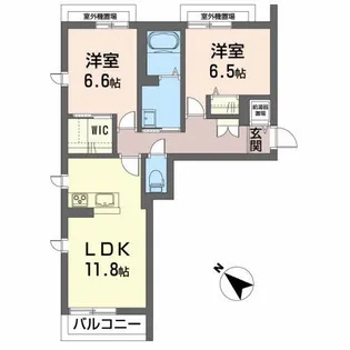 ベレオTS【2階】の間取り
