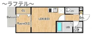 ジーメゾン所沢岩岡町【3階】の間取り