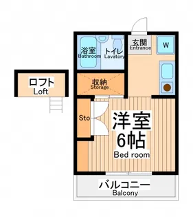 ジュネパレス座間第12-B【1階】の間取り