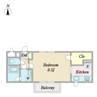 パークテラス奥沢【1階】の間取り