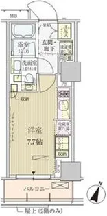 パークアクシス赤坂見附【5階】の間取り