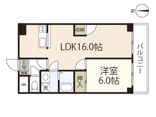 セポ草津南【2階】の間取り