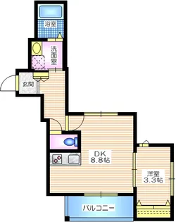 長倉屋メゾン【2階】の間取り