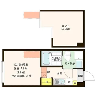 Maison Sourire【2階】の間取り
