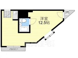 グローバル槻木【3階】の間取り