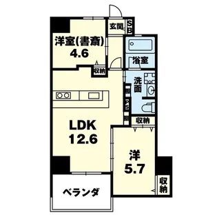 CEDAR(シーダー)【6階】の間取り