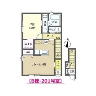 Finally (ファイナリー)【2階】の間取り