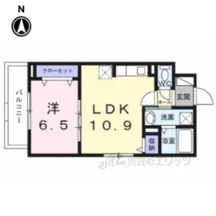 ラ・ヴィータ南門真3【3階】の間取り