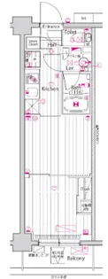 ガーラ・ヴィスタ元住吉【2階】の間取り
