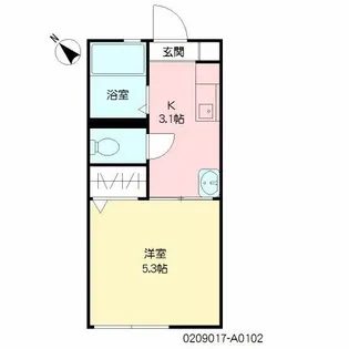 ディアス後藤【1階】の間取り