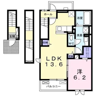 リエート 柳田【3階】の間取り