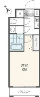 カーサ・モデルナ【2階】の間取り