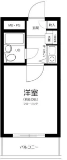 アサカシオン大岡山【1階】の間取り