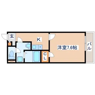 レガーメ空港南【1階】の間取り