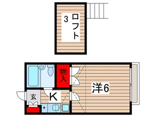 ビュ-シティ西千葉【1階】の間取り